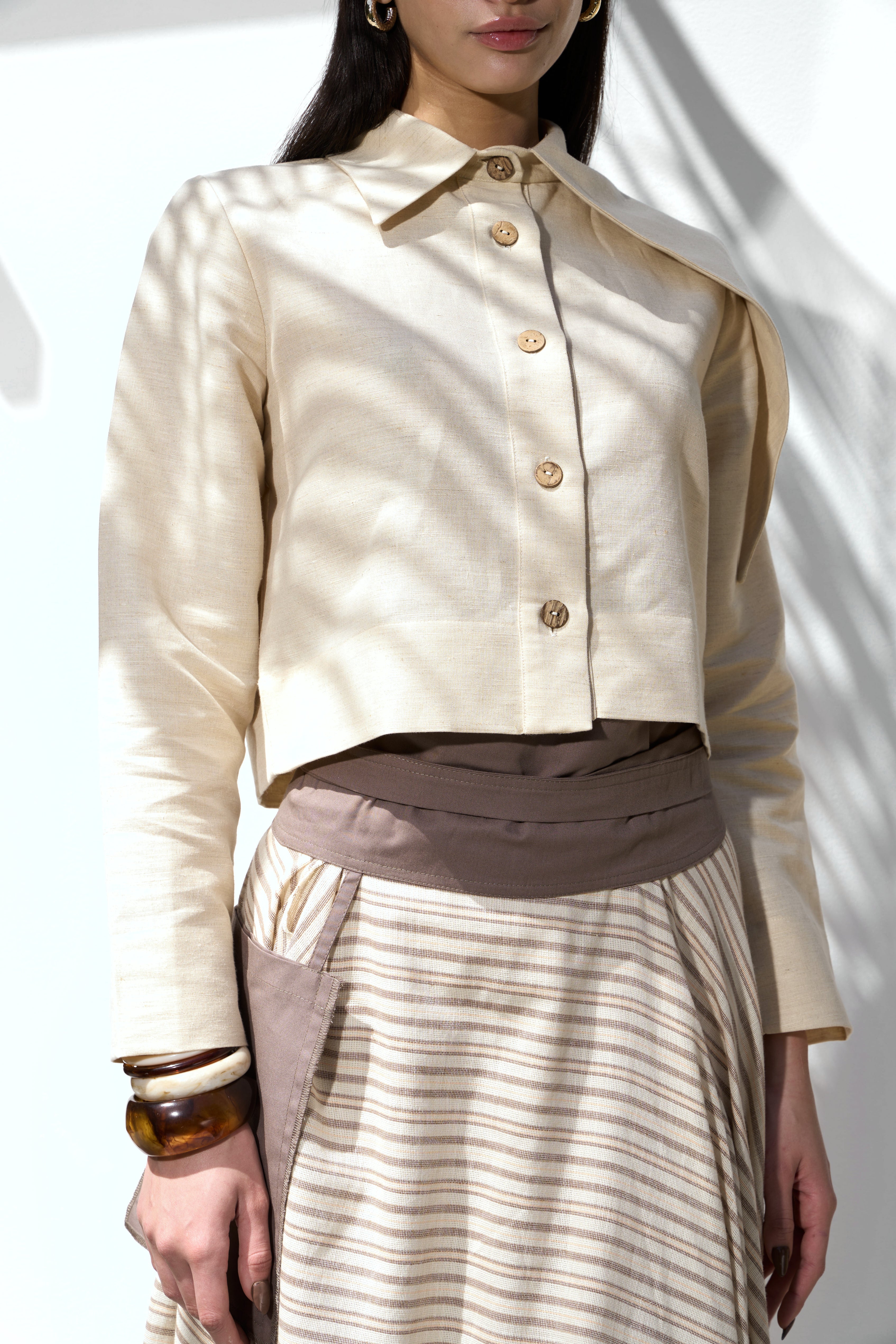 The Folded Bark Shirt