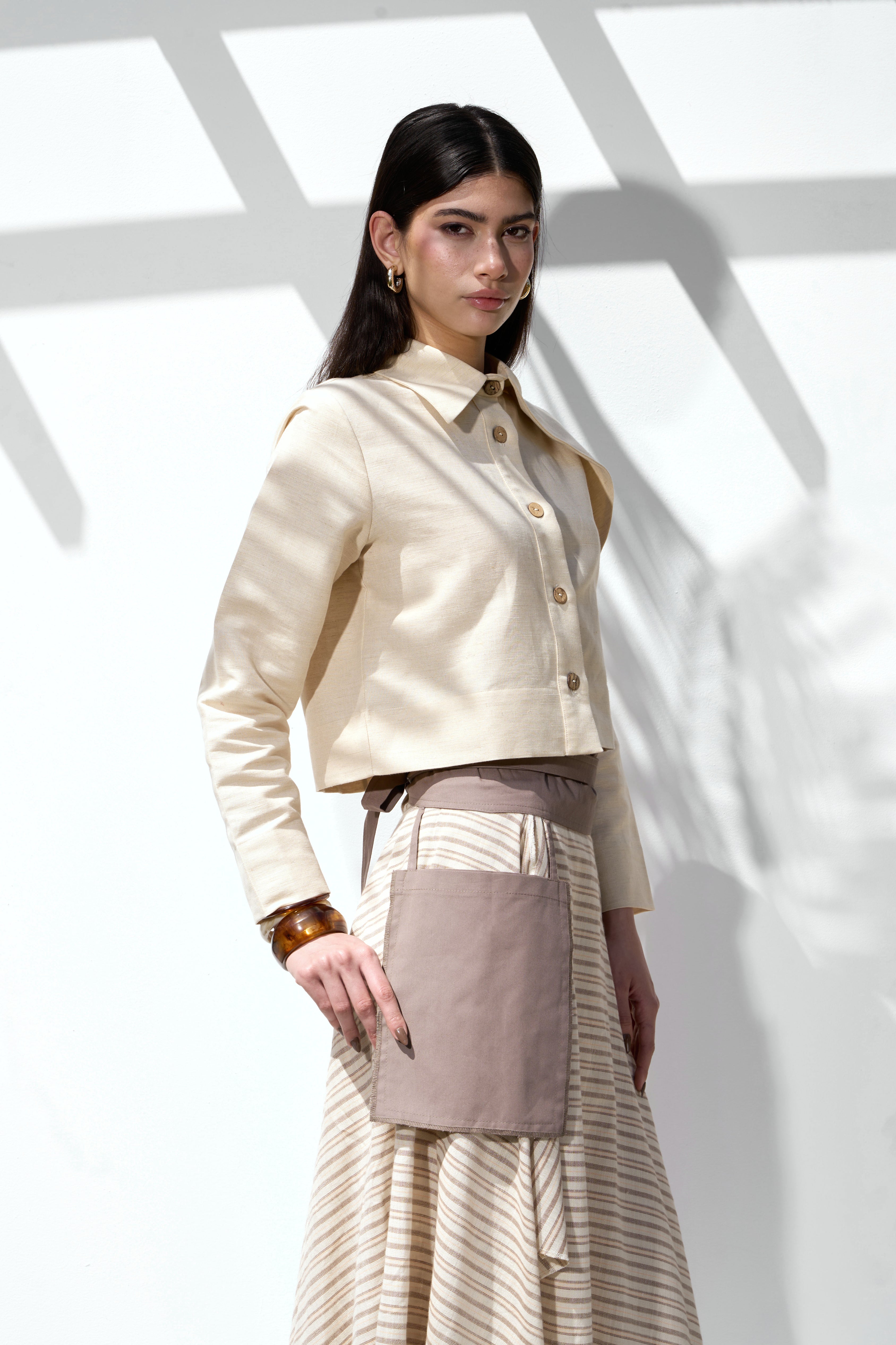 The Folded Bark Shirt