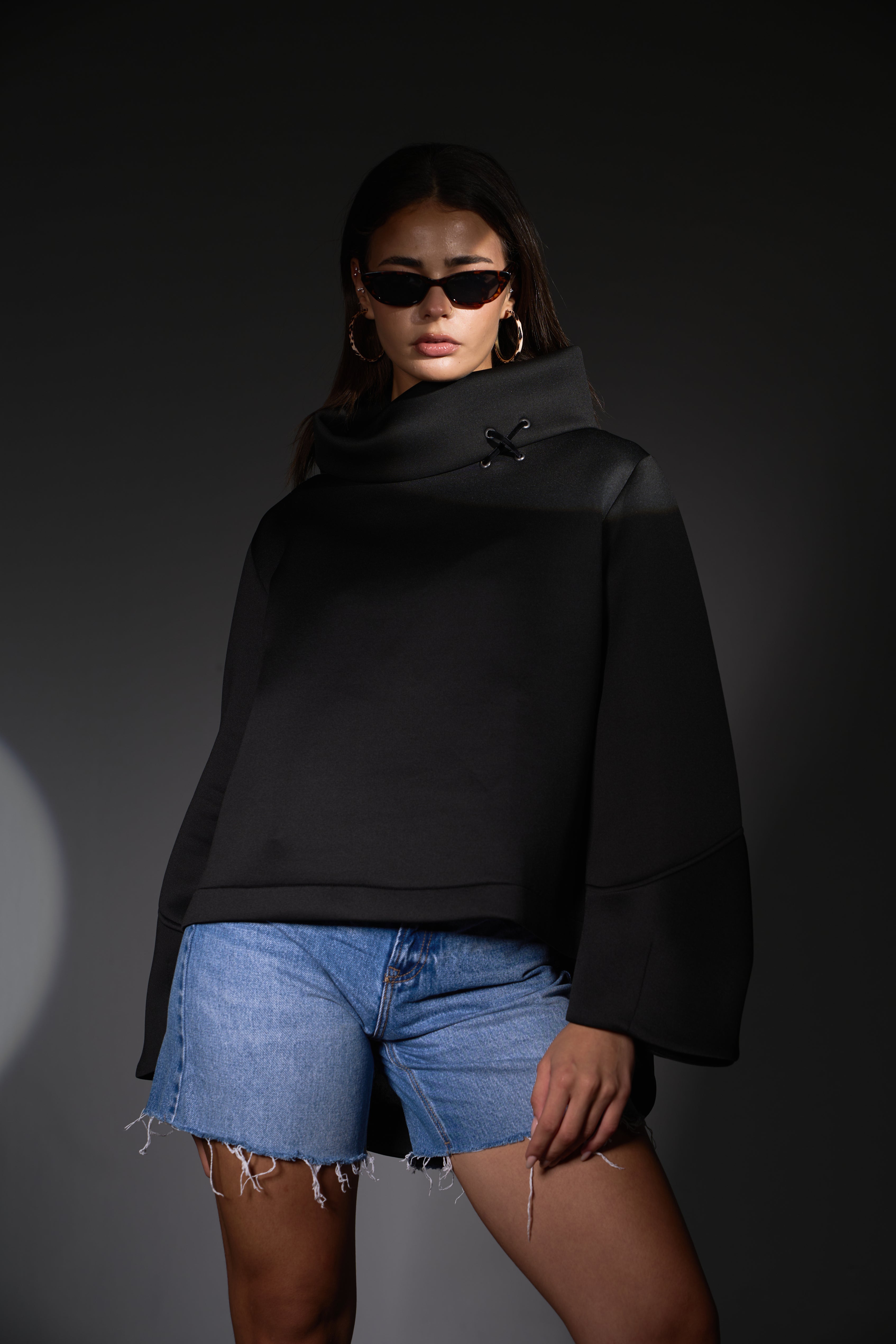 Scuba Sweater, DOUBLE COLLAR